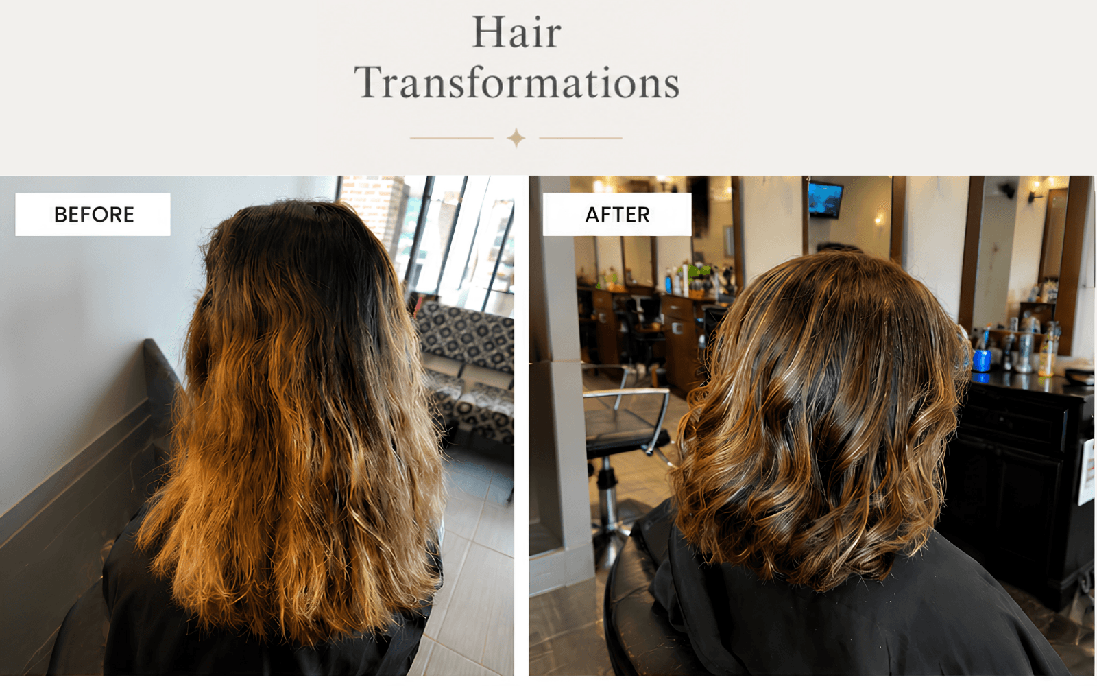 Hair Xpressions transformation result one